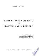 L'Orlando innamorato di Matteo Maria Boiardo