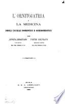 L'ornitojatria; o, La medicina degli uccelli domestici e semidomestici