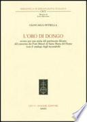 L'oro di Dongo, ovvero, Per una storia del patrimonio librario del Convento dei Frati minori di Santa Maria del Fiume (con il catalogo degli incunaboli)