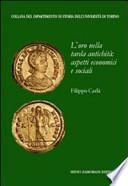 L'oro nella tarda antichità