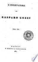 L'osservatore di Gasparo Gozzi