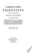 L'osservatore fiorentino sugli edifizj della sua patria