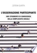 L'osservazione partecipante