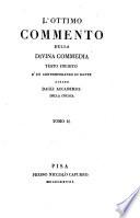 L' ottimo commento della Divina commedia