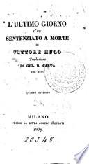 L'ultimo giorno d'un sentenziato a morte