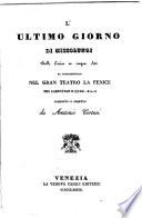 L'ultimo giorno di Missolungi