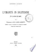 L'umanità in solitudine