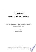 L'Umbria verso la ricostruzione