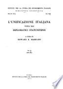 L'unificazione italiana vista dai diplomatici statunitensi