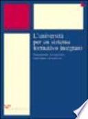 L'università per un sistema formativo integrato