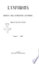 L'Universita rivista dell'istruzione superiore