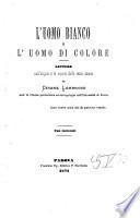 L'uomo bianco e l'uomo di colore