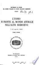 L'Uomo di fronte al mondo animale nell'alto Medioevo