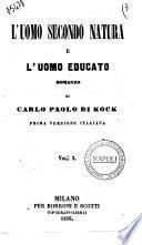 L'uomo secondo natura e l'uomo educato romanzo di Carlo Paolo di Kock