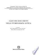 L'uso dei documenti nella storiografia antica