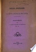La basilica apostolorum e la critta apostolica dell'Appia