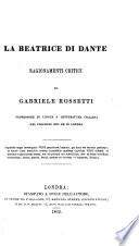 La Beatrice di Dante