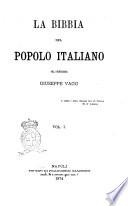 La Bibbia del popolo italiano Giuseppe Vago