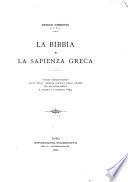 La bibbia e la sapienza greca
