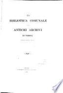 La biblioteca comunale e gli antichi archivi di Verona nell' ...
