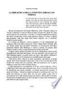 La biblioteca della comunità ebraica di Verona