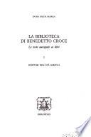 La biblioteca di Benedetto Croce: Scrittori dell'età barocca