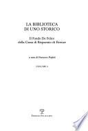 La biblioteca di uno storico: Saggi e periodici