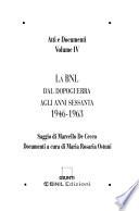 La BNL dal dopoguerra agli anni Sessanta, 1946-1963