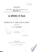 La botanica in Italia