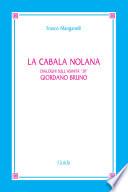 La cabala nolana. Dialoghi sull'asinità «di» Giordano Bruno