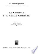 La cambiale e il vaglia cambiario