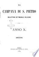 La campana di S. Pietro bollettino religioso settimanale