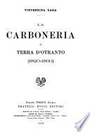 La carboneria in terra d'Otranto