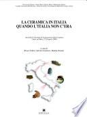 La ceramica in Italia