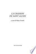 La chanson de Saint Alexis