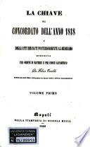 La chiave del Concordato dell'anno 1818 e degli atti emanati posteriormente al medesimo