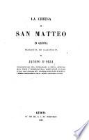 La Chiesa di San Matteo in Genova descritta ed illustrata