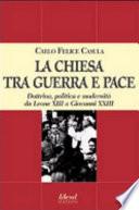 La chiesa tra guerra e pace