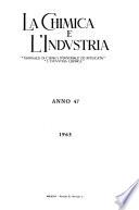 La Chimica e l'industria