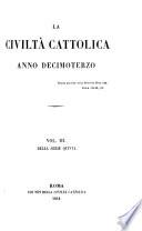 la civilta cattolica anno decimoterzo