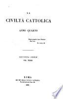 LA CIVILTA CATTOLICA ANNO QUARTO