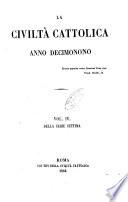La civiltà cattolica pubblicazione periodica per tutta l'Italia