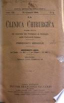 La clinica chirurgica periodico mensile