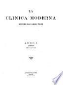 La clinica moderna repertorio delle cliniche italiane