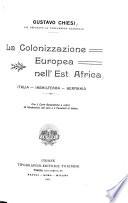 La colonizzazione Europea nell'Est Africa