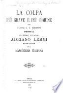 La colpa più grave e più comune