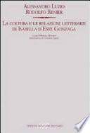 La coltura e le relazioni letterarie di Isabella d'Este Gonzaga