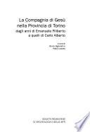 La Compagnia di Gesù nella provincia di Torino
