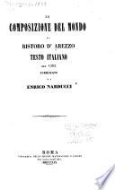 La composizione del mondo di Ristoro d'Arezzo