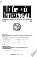 La Comunità internazionale